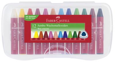 Faber Castell Waskrijt Jumbo - etui 12 stuks