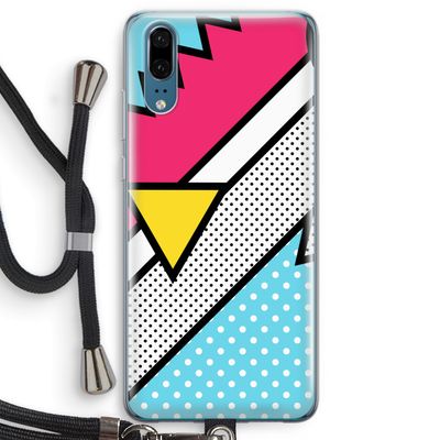 Pop Art #3: Huawei P20 Transparant Hoesje met koord