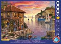Mediterranean Harbor - Dominic Davison Puzzel 1000 Stukjes