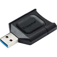 Kingston Technology MobileLite Plus geheugenkaartlezer USB 3.2 Gen 1 (3.1 Gen 1) Type-A Zwart