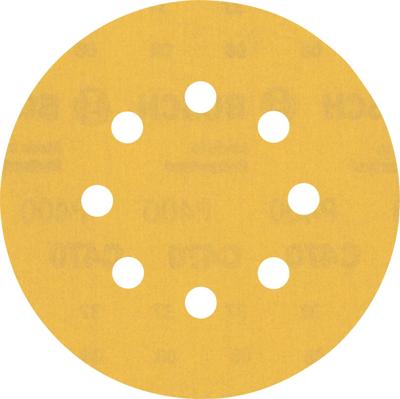 Bosch Accessoires Expert C470 schuurpapier voor excenterschuurmachines 125 mm, 8 gaten, K400 50-delig - 1 stuk(s) - 2608900916
