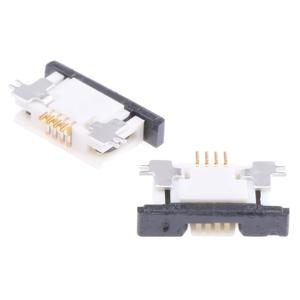 Molex 527450497 FFC/FPC-aansluiting Totaal aantal polen: 4 Rastermaat: 0.5 mm Inhoud: 1 stuk(s) Tape on Full reel