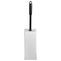 Toiletborstelset quartzline rvs wit