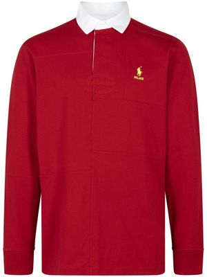 Palace x Ralph Lauren polo de rugby - Rouge