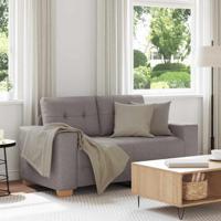Loveseat Bank Taupe 120 cm Stof
