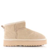 Shoecolate - Classic ultra faux fur boot Suede Dames Shoecolate - Classic ultra faux fur boot Suede Dames
