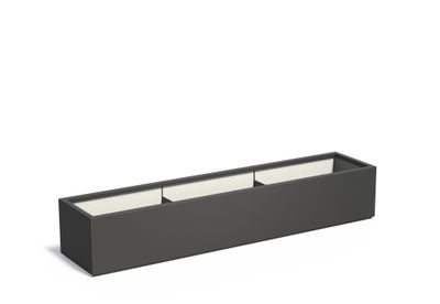 Polyester plantenbak CARREZ 230x50x40cm.