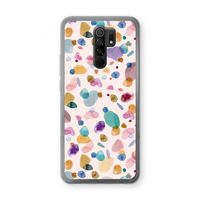 Terrazzo Memphis Pink: Xiaomi Redmi 9 Transparant Hoesje