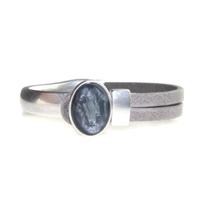 Qoss Grijze Armband Kaat Jeans Bol - Maat M