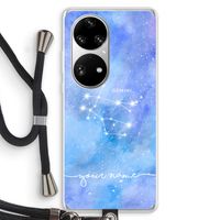 Sterrenbeeld - Licht: Huawei P50 Pro Transparant Hoesje met koord