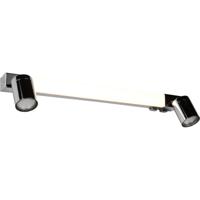 LED Wandlamp - Wandverlichting - Trion Rucola - 6.5W - Aanpasbare Kleur - GU10 Fitting - IP44 - Chroom - Metaal