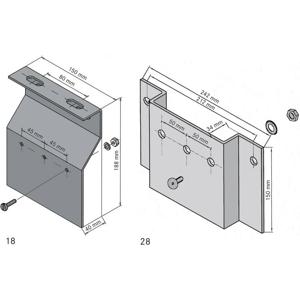 LAPP MONTAGEPLATTEN MP 18 Bevestigingsaccessoires 52026060 1 stuk(s)