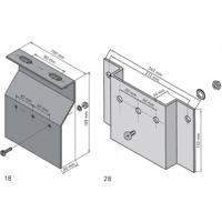 LAPP MONTAGEPLATTEN MP 18 Bevestigingsaccessoires 52026060 1 stuk(s)