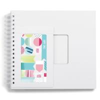 Hama creatieve set plakalbum 50 witte pagina's wit