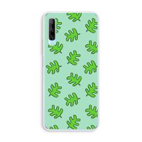Groene blaadjes: Huawei P Smart Pro Transparant Hoesje