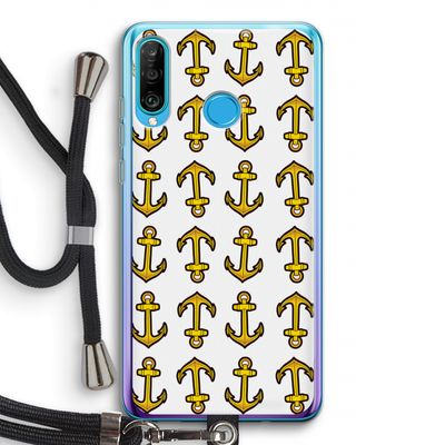 Musketon Anchor: Huawei P30 Lite Transparant Hoesje met koord