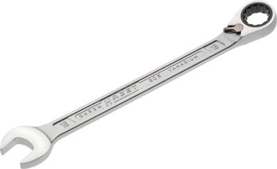 HAZET Ratelringsteeksleutel 606-18 · Buitentwaalfkant tractieprofiel · SW 18 mm