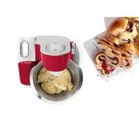 Bosch Haushalt MUM58720 Foodprocessor 1000 W Donkerrood, Zilver (mat) - thumbnail