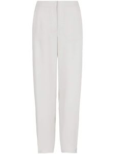 Giorgio Armani pantalon fuselé à taille haute - Blanc