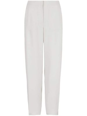 Giorgio Armani pantalon fuselé à taille haute - Blanc