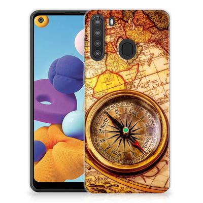 Samsung Galaxy A21 | Silliconen Back Cover | Kompas