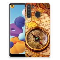 Samsung Galaxy A21 | Silliconen Back Cover | Kompas