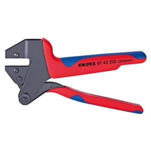 Knipex KNIPEX 97 43 05 Krimptang Ongeïsoleerde open connectoren 0.5 tot 6 mm²