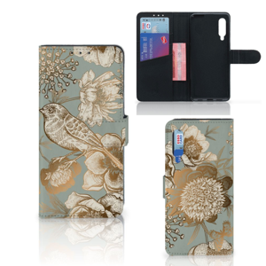 Hoesje voor Xiaomi Mi 9 Vintage Bird Flowers