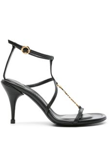 Jacquemus sandales Les Sandales Pralu 80 mm - Noir