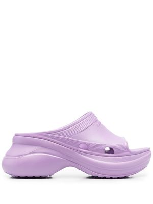 Balenciaga x Crocs Pool sandales à plateforme - Violet