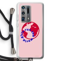 Run The World: Huawei P40 Pro Plus Transparant Hoesje met koord