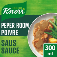 Knorr Saus in Pak Peper Roomsaus 300 ml bij Jumbo
