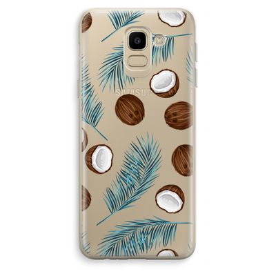 Kokosnoot roze: Samsung Galaxy J6 (2018) Transparant Hoesje