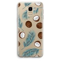 Kokosnoot roze: Samsung Galaxy J6 (2018) Transparant Hoesje