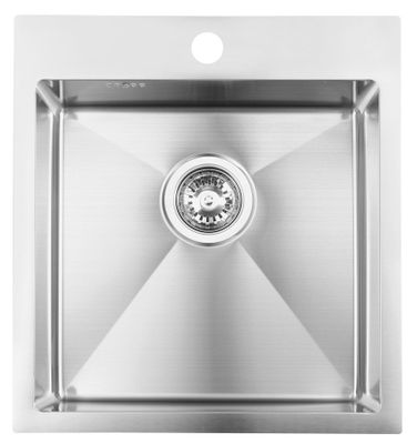 Sapho Epic spoelbak 44x48x20cm met kraangat RVS Sapho Epic spoelbak 44x48x20cm met kraangat RVS