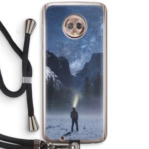 Wanderlust: Motorola Moto G6 Transparant Hoesje met koord