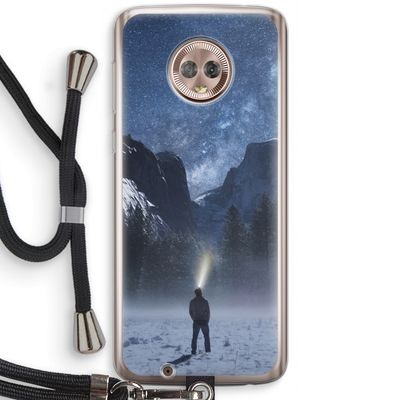 Wanderlust: Motorola Moto G6 Transparant Hoesje met koord
