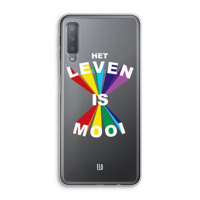 Het Leven Is Mooi: Samsung Galaxy A7 (2018) Transparant Hoesje