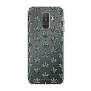 Weed: Samsung Galaxy A6 Plus (2018) Transparant Hoesje