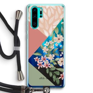 Sweet heaven geometrics: Huawei P30 Pro Transparant Hoesje met koord