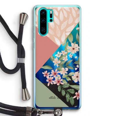 Sweet heaven geometrics: Huawei P30 Pro Transparant Hoesje met koord
