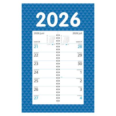 Omleg Weeknotitie Kalender op schild 2026
