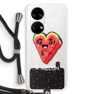 One In A Melon: Huawei P50 Transparant Hoesje met koord