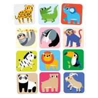 Banana Panda - grote memory spel wilde dieren - 24st.