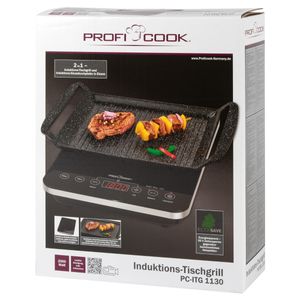 ProfiCook PC-ITG 1130 raclette 1 persoon/personen 2000 W Zwart