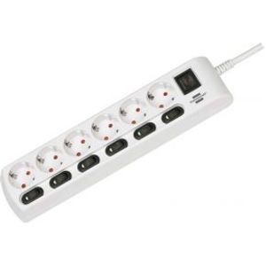 Brennenstuhl 6-Way Socket | individually switchable