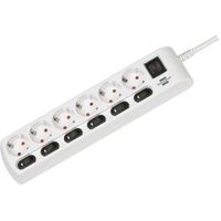 Brennenstuhl 6-Way Socket | individually switchable