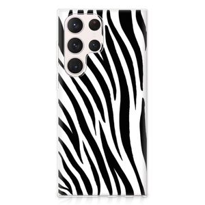 Samsung Galaxy S23 Ultra TPU Hoesje Zebra