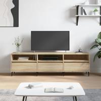 Tv-meubel 150x30x44,5 cm bewerkt hout sonoma eikenkleurig - thumbnail