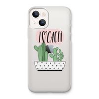 I love cacti: iPhone 13 mini Transparant Hoesje